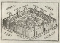 Picture 42 of 49 from Icones historiarvm Veteris Testamenti : ad viuum expressae, extremàque diligentia emendatiores factae : Gallicis in expositione homoeoteleutis, ac versuum ordinibus (qui priùs turbati, ac impares) suo numero restitutis (1547), leaf 90