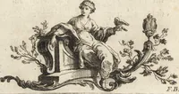 An illustration from Quattro discorsi di Anton Chi-Chiama, bidello dell'Accademia Veneziana, di pittura, scultura, e Architettura : che possono servire di risposto a quanto scrisse, scrive, e scriverà in biasimo della scuola, e de' maestri Veneziani, il cav. Giosue' Reynolds, presidente della R. Accademia di Londra ec. : aggiuntevi sul fine d'ogni discorso alcune critiche annotazioni (1783)