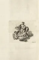 An illustration from Quattro discorsi di Anton Chi-Chiama, bidello dell'Accademia Veneziana, di pittura, scultura, e Architettura : che possono servire di risposto a quanto scrisse, scrive, e scriverà in biasimo della scuola, e de' maestri Veneziani, il cav. Giosue' Reynolds, presidente della R. Accademia di Londra ec. : aggiuntevi sul fine d'ogni discorso alcune critiche annotazioni (1783)