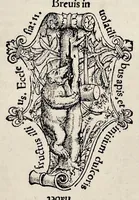 An illustration from Catalogvs annorvm et principvm siue monarcharvm mvndi geminvs : plerisqve in locis obscvrioribus illustratus & in caelebrioribus locupletatus atq[ue] à mendis, recognitione diligenti repurgatus : cum accessione multorum aliorum quae in priori aeditione non continebantur, quemadmodum suis locis toto libro uidere licebit, ab homine condito, usq[ue] in praesentem, à nato Christo, millesimum quingentesimum & quinquagesimum annum deductus & continuatus (1550)