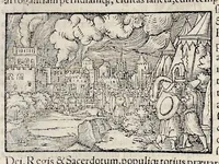 Picture 23 of 47 from Catalogvs annorvm et principvm siue monarcharvm mvndi geminvs : plerisqve in locis obscvrioribus illustratus & in caelebrioribus locupletatus atq[ue] à mendis, recognitione diligenti repurgatus : cum accessione multorum aliorum quae in priori aeditione non continebantur, quemadmodum suis locis toto libro uidere licebit, ab homine condito, usq[ue] in praesentem, à nato Christo, millesimum quingentesimum & quinquagesimum annum deductus & continuatus (1550), leaf 46
