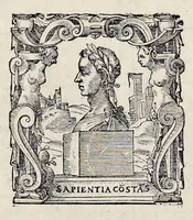 An illustration from Libri qvatvor De scrvpvlis chronologor[vm] : in qvibvs non solvm calculus sacrae scripturae cum serie quatuor monarchiarum, & Olympiadibus Graecorum, atq[ue] annis ab Vrbe Roma condita pulcherrima harmonia conciliatur ... (1575)