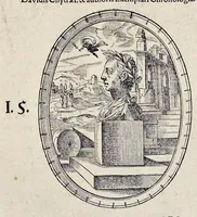 An illustration from Libri qvatvor De scrvpvlis chronologor[vm] : in qvibvs non solvm calculus sacrae scripturae cum serie quatuor monarchiarum, & Olympiadibus Graecorum, atq[ue] annis ab Vrbe Roma condita pulcherrima harmonia conciliatur ... (1575)