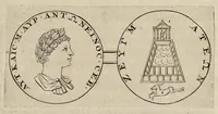 An illustration from Numismata imperatorum, Augustarum et Caesarum, a populis, Romanae ditionis, graecè loquentibus, ex omni modulo percussa ... (1700)