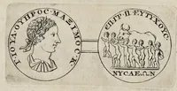 Picture 14 of 25 from Numismata imperatorum, Augustarum et Caesarum, a populis, Romanae ditionis, graecè loquentibus, ex omni modulo percussa ... (1700), leaf 162