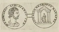 An illustration from Numismata imperatorum, Augustarum et Caesarum, a populis, Romanae ditionis, graecè loquentibus, ex omni modulo percussa ... (1700)