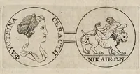 Picture 5 of 25 from Numismata imperatorum, Augustarum et Caesarum, a populis, Romanae ditionis, graecè loquentibus, ex omni modulo percussa ... (1700), leaf 76