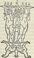 Picture 26 of 139 from La Hypnerotomachia di Poliphilo : cioè pvgna d'amore in sogno, dov'egli mostra, che tvtte le cose hvmane non sono altro che sogno, & doue narra molt'altre cose degne di cognitione (1545), leaf 108