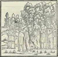 An illustration from La Hypnerotomachia di Poliphilo : cioè pvgna d'amore in sogno, dov'egli mostra, che tvtte le cose hvmane non sono altro che sogno, & doue narra molt'altre cose degne di cognitione (1545)