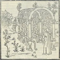 Picture 36 of 139 from La Hypnerotomachia di Poliphilo : cioè pvgna d'amore in sogno, dov'egli mostra, che tvtte le cose hvmane non sono altro che sogno, & doue narra molt'altre cose degne di cognitione (1545), leaf 145