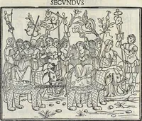 An illustration from La Hypnerotomachia di Poliphilo : cioè pvgna d'amore in sogno, dov'egli mostra, che tvtte le cose hvmane non sono altro che sogno, & doue narra molt'altre cose degne di cognitione (1545)