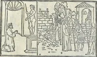 An illustration from La Hypnerotomachia di Poliphilo : cioè pvgna d'amore in sogno, dov'egli mostra, che tvtte le cose hvmane non sono altro che sogno, & doue narra molt'altre cose degne di cognitione (1545)