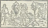 An illustration from La Hypnerotomachia di Poliphilo : cioè pvgna d'amore in sogno, dov'egli mostra, che tvtte le cose hvmane non sono altro che sogno, & doue narra molt'altre cose degne di cognitione (1545)
