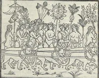 An illustration from La Hypnerotomachia di Poliphilo : cioè pvgna d'amore in sogno, dov'egli mostra, che tvtte le cose hvmane non sono altro che sogno, & doue narra molt'altre cose degne di cognitione (1545)