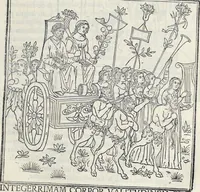 An illustration from La Hypnerotomachia di Poliphilo : cioè pvgna d'amore in sogno, dov'egli mostra, che tvtte le cose hvmane non sono altro che sogno, & doue narra molt'altre cose degne di cognitione (1545)