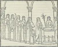 Picture 64 of 139 from La Hypnerotomachia di Poliphilo : cioè pvgna d'amore in sogno, dov'egli mostra, che tvtte le cose hvmane non sono altro che sogno, & doue narra molt'altre cose degne di cognitione (1545), leaf 205