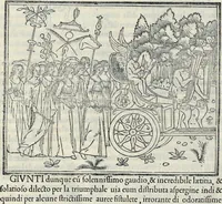 An illustration from La Hypnerotomachia di Poliphilo : cioè pvgna d'amore in sogno, dov'egli mostra, che tvtte le cose hvmane non sono altro che sogno, & doue narra molt'altre cose degne di cognitione (1545)