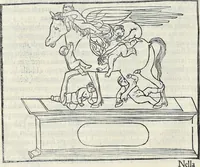 Picture 5 of 139 from La Hypnerotomachia di Poliphilo : cioè pvgna d'amore in sogno, dov'egli mostra, che tvtte le cose hvmane non sono altro che sogno, & doue narra molt'altre cose degne di cognitione (1545), leaf 35