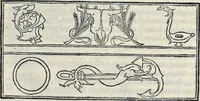 An illustration from La Hypnerotomachia di Poliphilo : cioè pvgna d'amore in sogno, dov'egli mostra, che tvtte le cose hvmane non sono altro che sogno, & doue narra molt'altre cose degne di cognitione (1545)