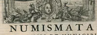 An illustration from Numismata aerea imperatorum, augustarum, et caesarum, in coloniis, municilpiis, et urbibus jure latio donatis : ex omni modulo percussa : pars prima [-altera] (1695)