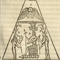 Picture 62 of 112 from Athanasii Kircheri e Soc. Iesu Obeliscus Pamphilius, hoc est, Interpretatio noua & hucusque intentata obelisci hieroglyphici quem non ita pridem ex veteri hippodromo Antonini Caracallae Caesaris, in agonale forum transtulit, integritati restituit & in Vbis Aeternae ornamentum erexit Innocentius X. Pont. Max. : in quo post varia Aegyptiacae, Chaldaicae, Hebraicae, Graecanicae antiquitatis doctrinaeque qua sacrae, qua profanae monumenta, veterum tandem theologia, hieroglyphicis inuoluta symbolis, detecta e tenebris in lucem asseritur (1650), leaf 482