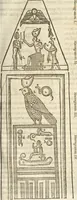 Picture 73 of 112 from Athanasii Kircheri e Soc. Iesu Obeliscus Pamphilius, hoc est, Interpretatio noua & hucusque intentata obelisci hieroglyphici quem non ita pridem ex veteri hippodromo Antonini Caracallae Caesaris, in agonale forum transtulit, integritati restituit & in Vbis Aeternae ornamentum erexit Innocentius X. Pont. Max. : in quo post varia Aegyptiacae, Chaldaicae, Hebraicae, Graecanicae antiquitatis doctrinaeque qua sacrae, qua profanae monumenta, veterum tandem theologia, hieroglyphicis inuoluta symbolis, detecta e tenebris in lucem asseritur (1650), leaf 520