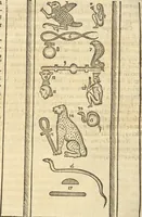 Picture 99 of 112 from Athanasii Kircheri e Soc. Iesu Obeliscus Pamphilius, hoc est, Interpretatio noua & hucusque intentata obelisci hieroglyphici quem non ita pridem ex veteri hippodromo Antonini Caracallae Caesaris, in agonale forum transtulit, integritati restituit & in Vbis Aeternae ornamentum erexit Innocentius X. Pont. Max. : in quo post varia Aegyptiacae, Chaldaicae, Hebraicae, Graecanicae antiquitatis doctrinaeque qua sacrae, qua profanae monumenta, veterum tandem theologia, hieroglyphicis inuoluta symbolis, detecta e tenebris in lucem asseritur (1650), leaf 593
