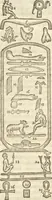 Picture 111 of 112 from Athanasii Kircheri e Soc. Iesu Obeliscus Pamphilius, hoc est, Interpretatio noua & hucusque intentata obelisci hieroglyphici quem non ita pridem ex veteri hippodromo Antonini Caracallae Caesaris, in agonale forum transtulit, integritati restituit & in Vbis Aeternae ornamentum erexit Innocentius X. Pont. Max. : in quo post varia Aegyptiacae, Chaldaicae, Hebraicae, Graecanicae antiquitatis doctrinaeque qua sacrae, qua profanae monumenta, veterum tandem theologia, hieroglyphicis inuoluta symbolis, detecta e tenebris in lucem asseritur (1650), leaf 632