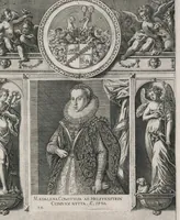 Picture 18 of 48 from Fuggerorum et Fuggerarum : quae in familia natae, quaèue in familiam transierunt, quot extant aere expressae imagines (1618), leaf 72