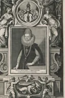 An illustration from Fuggerorum et Fuggerarum : quae in familia natae, quaèue in familiam transierunt, quot extant aere expressae imagines (1618)