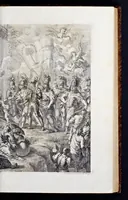 An illustration from Iconologia deorum, oder, Abbildung der Götter : welche von den Alten verehret worden : aus den welt-berühmtesten Antichen der Griechischen und Römischen Statuen : auch in Marmel, Porfido-Stein, Metall, Agat, Onyx, Sardonich und andren Edelsteinen befindlichen Bildereyen, sorgfältig abgesehen ... (1680)