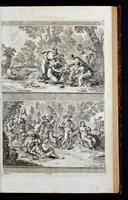 An illustration from Iconologia deorum, oder, Abbildung der Götter : welche von den Alten verehret worden : aus den welt-berühmtesten Antichen der Griechischen und Römischen Statuen : auch in Marmel, Porfido-Stein, Metall, Agat, Onyx, Sardonich und andren Edelsteinen befindlichen Bildereyen, sorgfältig abgesehen ... (1680)