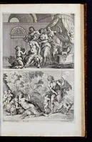 An illustration from Iconologia deorum, oder, Abbildung der Götter : welche von den Alten verehret worden : aus den welt-berühmtesten Antichen der Griechischen und Römischen Statuen : auch in Marmel, Porfido-Stein, Metall, Agat, Onyx, Sardonich und andren Edelsteinen befindlichen Bildereyen, sorgfältig abgesehen ... (1680)