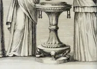 Picture 17 of 18 from Iconologia deorum, oder, Abbildung der Götter : welche von den Alten verehret worden : aus den welt-berühmtesten Antichen der Griechischen und Römischen Statuen : auch in Marmel, Porfido-Stein, Metall, Agat, Onyx, Sardonich und andren Edelsteinen befindlichen Bildereyen, sorgfältig abgesehen ... (1680), leaf 331