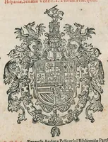 An illustration from Avrevs tractatvs praefecti praetorio reliqvorvmq. antiqvorvm magistratvvm : cvm vicerege aliisq. magistratibvs : nostri temporis comparationem continens, eorumque potestatem, ordinem, & inter se praecellentiam : omnivm praeterea tribvnalivm regni Neapolis, in iuredicundo ritum complectens, totumq; ad optimum administrandae iustitiae cultum, vrbisque, & regni regimen pernecessarium : atq; omnes quaestiones in eius supremis auditorijs agitari solitas, earumque decisiones (1602)