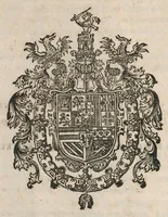 An illustration from Avrevs tractatvs praefecti praetorio reliqvorvmq. antiqvorvm magistratvvm : cvm vicerege aliisq. magistratibvs : nostri temporis comparationem continens, eorumque potestatem, ordinem, & inter se praecellentiam : omnivm praeterea tribvnalivm regni Neapolis, in iuredicundo ritum complectens, totumq; ad optimum administrandae iustitiae cultum, vrbisque, & regni regimen pernecessarium : atq; omnes quaestiones in eius supremis auditorijs agitari solitas, earumque decisiones (1602)