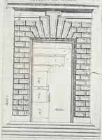 Picture 9 of 17 from The regular architect, or, The general rule of the five orders of architecture of M. Giacomo Barozzio da Vignola : with a new addition of Michael Angelo Buonaroti (1700), leaf 64