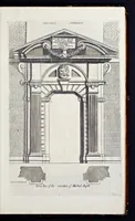 An illustration from The regular architect, or, The general rule of the five orders of architecture of M. Giacomo Barozzio da Vignola : with a new addition of Michael Angelo Buonaroti (1700)
