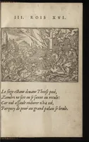 An illustration from Qvadrins historiqves d'Exode (1553)