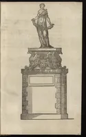 An illustration from Bref et sommaire recueil de ce qui a esté faict, & de l'ordre tenüe à la ioyeuse & triumphante entree de tres-puissant, tres-magnanime & tres-chrestien Prince Charles IX. de ce nom, roy de France, en sa bonne ville & cité de Paris, capitale de son royaume, le mardy sixiesme iour de mars : avec Le covronnement de tres-haute, tres-illustre & tres-excellente Princesse Madame Elizabet d'Austriche son espouse, le dimanche vingtcinquiesme ; et Entree de ladicte Dame en icelle ville ieudi XXIX. dudict mois de mars, M.D.LXXI (1572)