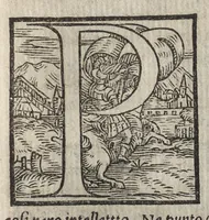 An illustration from Della geneologia de gli dei di m. Giovanni Boccaccio libri qvindeci : ne' quali si tratta dell'origine, & discendenza di tutti gli dei de' gentili : con la spositione, & sensi allegorici delle fauole & con la dichiaratione dell'historie appartenenti a detta materia (1564)