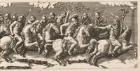 Picture 12 of 22 from L'entrée de l'empereur Sigismond a Mantoue : gravé en vingt cinq feuilles d'après une longue frise exécutée en stuc dans le Palais du T. de la même ville sur un dessin de Jules Romain (1675), leaf 30