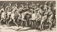 Picture 14 of 22 from L'entrée de l'empereur Sigismond a Mantoue : gravé en vingt cinq feuilles d'après une longue frise exécutée en stuc dans le Palais du T. de la même ville sur un dessin de Jules Romain (1675), leaf 34
