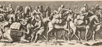 Picture 21 of 22 from L'entrée de l'empereur Sigismond a Mantoue : gravé en vingt cinq feuilles d'après une longue frise exécutée en stuc dans le Palais du T. de la même ville sur un dessin de Jules Romain (1675), leaf 52