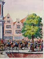 Picture 7 of 32 from Blyde inkomst der allerdoorluchtighste koninginne, Maria de Medicis, t' Amsterdam (1639), leaf 64