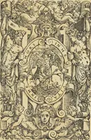 An illustration from Reigle generalle d'architectvre des cinq manieres de colonnes : à sçauoir, tuscane, dorique, ionique, corinthe, & cõposite : & enrichi de plusieurs autres, à exemple de l'antique (1568)
