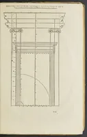 Picture 27 of 48 from Reigle generalle d'architectvre des cinq manieres de colonnes : à sçauoir, tuscane, dorique, ionique, corinthe, & cõposite : & enrichi de plusieurs autres, à exemple de l'antique (1568), leaf 40