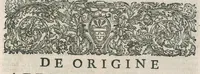 An illustration from De abbreuiatorum de parco maiori, siue, Assistentium S.R.E. Vicecancellario in literarum apostolicarum expeditionibus antiquo statu, illorumue in collegium erectione, munere, dignitate, praerogatiuis, ac priuilegijs : dissertatio historica (1691)