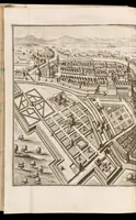 An illustration from Topographia Bohemiæ, Moraviæ et Silesiæ : das ist, Beschreibung vnd eigentliche Abbildung der vornehmensten vnd bekandtisten Stätte vund Plätze in den Königreich Boheim vnd einverleibten Landern, Mähren, vnd Schlesien (1650)
