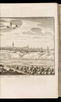 An illustration from Topographia Bohemiæ, Moraviæ et Silesiæ : das ist, Beschreibung vnd eigentliche Abbildung der vornehmensten vnd bekandtisten Stätte vund Plätze in den Königreich Boheim vnd einverleibten Landern, Mähren, vnd Schlesien (1650)